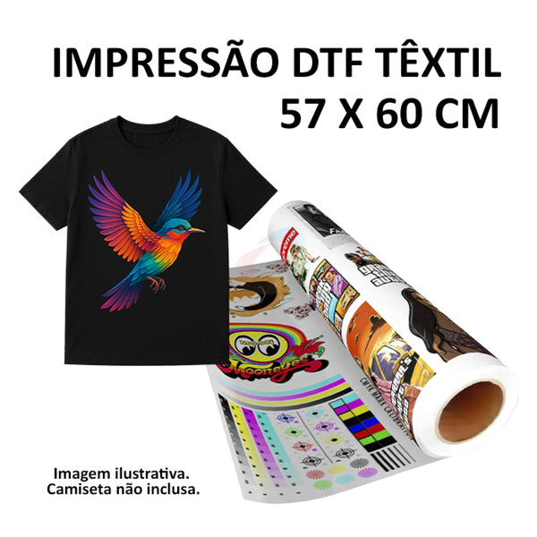 Impressão DTF Têxtil - 57 x 60 cm