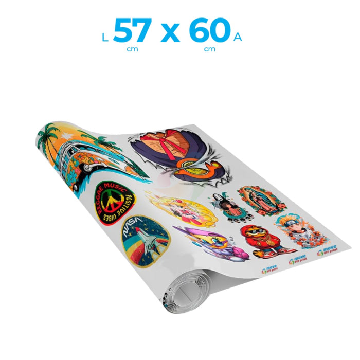 Impressão DTF Têxtil - 57 x 60 cm